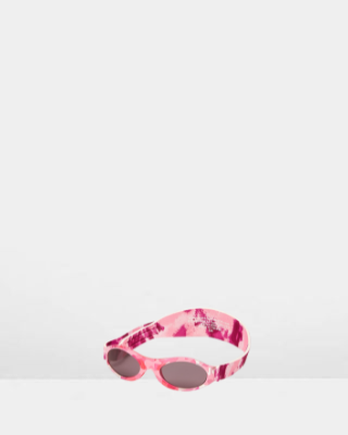Adventure BanZ Baby Sunglasses, Pink Diva Camo, Infants 0 2 Years