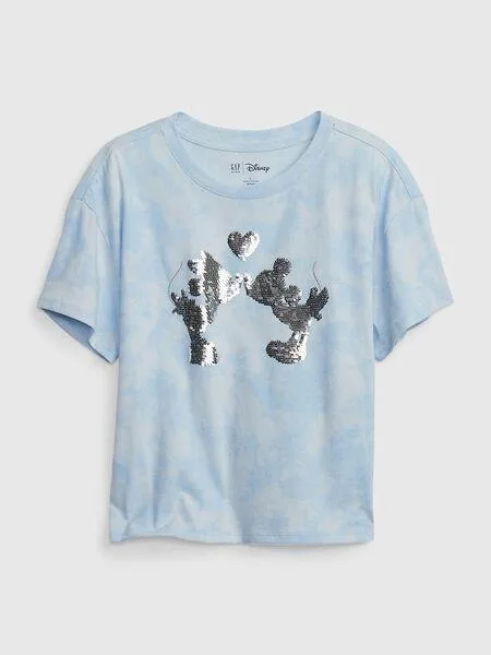 GapKids x Disney Mickey Mouse Flippy Sequin Graphic T-Shirt